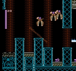 une photo d'Ã©cran de Blue Shadow sur Nintendo Nes